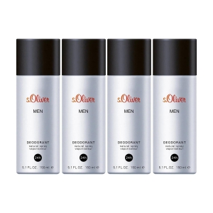 s.Oliver Men Deodorant Spray 150ml (Pack of 4)