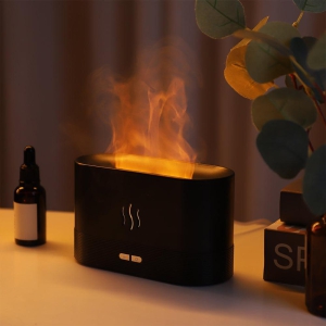 Upyoga Aroma Flame Diffuser-Black