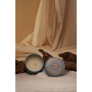 CHAMBA LAMBA DECORATIVE CANDLES-Blue