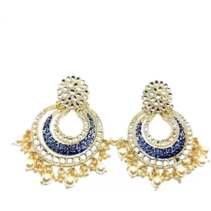 Indian Bollywood Ethnic Gold Plated Earrings Set Meena Kundan Jewelry