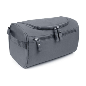 House Of Quirk Grey Hanging Travel Toiletry Bag Organizer