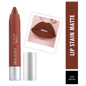 Swiss Beauty Lip Stain Matte Lipstick Lipstick Chestnut 3 g