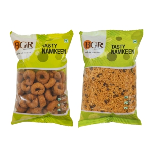 BGR Foods Combo Offer - Bombay Mixture & Kodubale (500g Pack of 2)