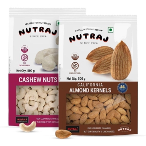 Nutraj California Almond & Cashews 1Kg (2 x 500g)