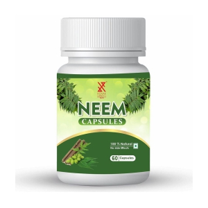 xovak pharmtech Organic Neem Capsule 50 gm Pack Of 1