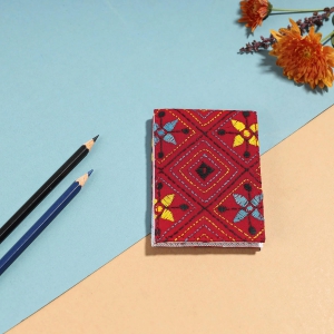 Bengal Kantha Work Handcrafted Notepad (4 x 3 in)