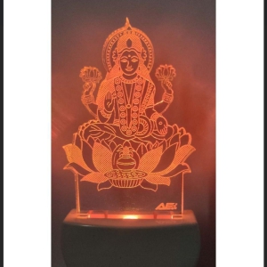 3D GOD LAXMI MA Acrylic Night Lamp