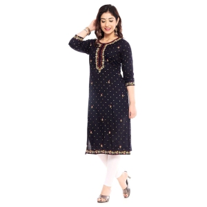 MANMAYEE Womens Rayon Embroidery Straight Kurti | Straight Kurti