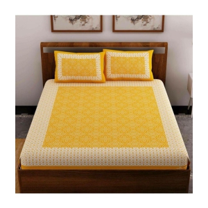 frionkandy-cotton-ethnic-printed-queen-bedsheet-with-2-pillow-covers-yellow-yellow