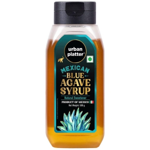 Urban Platter Mexican Agave Syrup, 500g [Natural Sweetener | Low Carbs and Low GI Sugar Alternative | Prebiotic | Alternative to Honey]