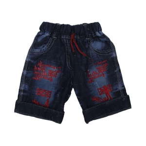 Zadmus Boys Knee Length Denim Shorts (Blue, 1 - 2 Years) - None