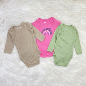 This Value Pack of 3 rompers is perfect for your baby's wardrobe.-0 - 6 Month