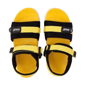 Aadi Yellow Synthetic Leather Sandals - 10