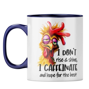 Caffeinate Coffee Mug-Dark Blue