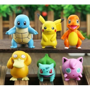 Generation I Pocket Monster Action Figures Set Of 6