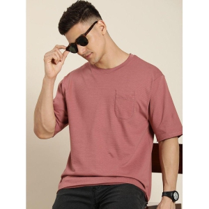 Dillinger - Pink Cotton Oversized Fit Mens T-Shirt ( Pack of 1 ) - None