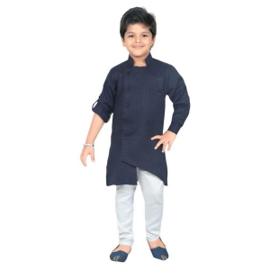 Ahhaaaa Kids Ethnic Wear Indo Western Kurta and Pyjama Set for Boys - None