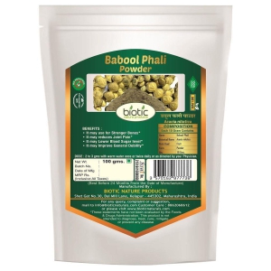 Biotic Babool Phali Powder (Acacia Nilotica) Powder 100 gm