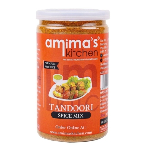 Amima''s Kitchen Tandoori Jain Spice Mix (No Onion No Garlic) – 100 Grams | Blended Spice Mix | For Healthy and Delicious Cooking | No Synthetic Flavour & Color | Ready Masala Powder