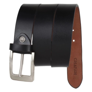 Creature - Black Leather Mens Formal Belt ( Pack of 1 ) - None