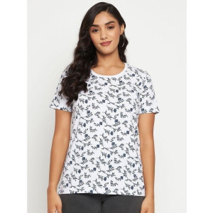 Wild West - White Cotton Blend Regular Fit Women's T-Shirt ( Pack of 1 ) - None