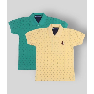 NEUVIN - Multicolor Cotton Boys Polo T-Shirt ( Pack of 2 ) - None