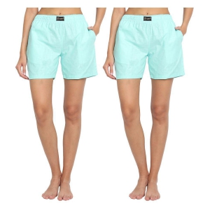 SREY Cotton Bermuda - Green Pack of 2 - 34