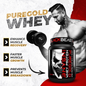 BLACKBEAST INSANE WHEY PROTEIN PUREGOLD + Multivitamin Combo-4LBS/52 Servings / Choco Fantasy / Multivitamin