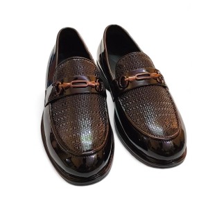 Styled Feet Brown slip-on Brown loafers-6
