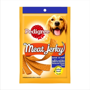 Pedigree Meat Jerky Adult Dog Treat , Barbecued Chicken 80 gms