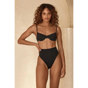 Underwired Bralette Black Two Pcs Bikini-M