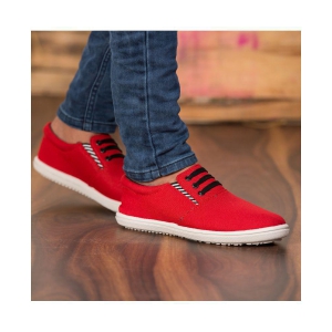 Kzaara Red Casual Shoes - None