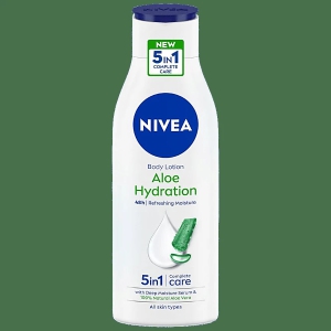 Nivea Aloe Hydration Body Lotion - Normal Skin, With Deep Moisture Serum & Aloe Vera, 200 ml