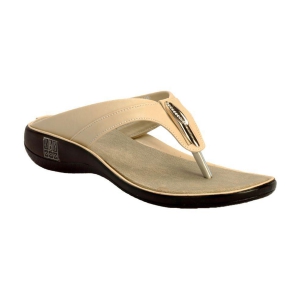 KHADIM Beige Flats - None