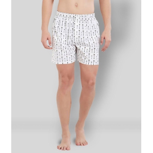 XYXX - White Cotton Men's Boxer ( Pack of 2 ) - M