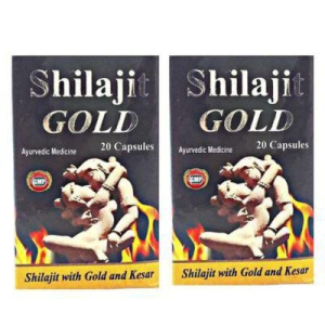 Ayurvedic Shilajit Gold 20 Capsule(pack of 2)