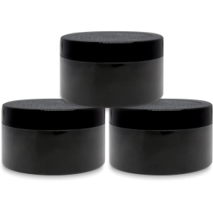 Plastic container cosmetic jar 100 gm-Pack of 6