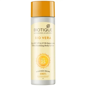 Biotique Bio Vera Face And Body SPF 75+ Sun Lotion, 190ml