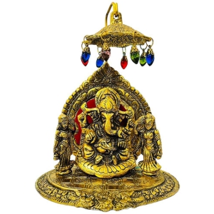 Green Tales - Brass Lord Ganesha Idol ( 18 cm )