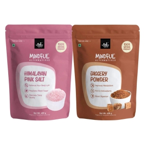 Pink Salt 400 gm + Jaggery Powder 400 gm