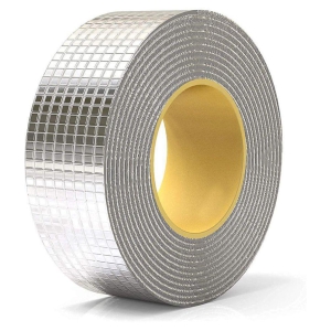 Aluminium Foil Self adhesive UV Protection Waterproof Tape Suitable for Roof Leak, Surrface Crack, Window Sill Gap, Pipe Rupture, Buat Sealing,Home Rinovation. (Silver)