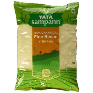 Tata Sampann 100% Chana Dal Fine Besan, Gram Flour, 1 Kg