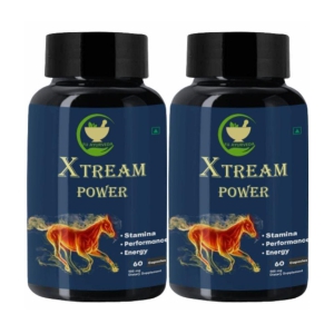 FIJ AYURVEDA Xtream Power Shilajit Capsule Supports Energy, Stamina & Vitality - 500mg 60 Capsules (Combo Pack)