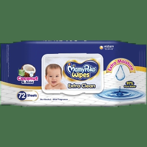 MamyPoko Baby Wipes, 72 Pcs