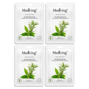 masking-tea-tree-matcha-tea-bamboo-face-sheet-mask-80-ml-pack-of-4