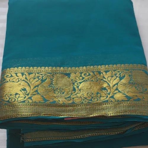 Banaras Georgette Blue