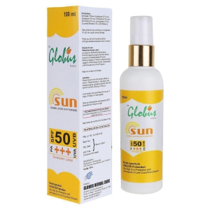 globus remedies Sunscreen Lotion SPF 50 PA+++ 100 g