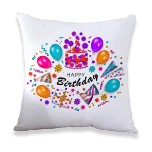 Ros - Multicolor Nylon Gifting Printed Cushion