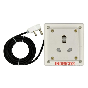 indrico-extension-board-with-long-wire-for-heavy-appliances-with1-socket-1516-ampere-wire-25-mm-3-core-copper-white