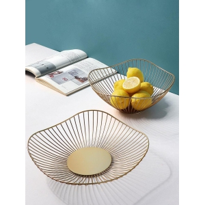 Nordic Home Gold Basket